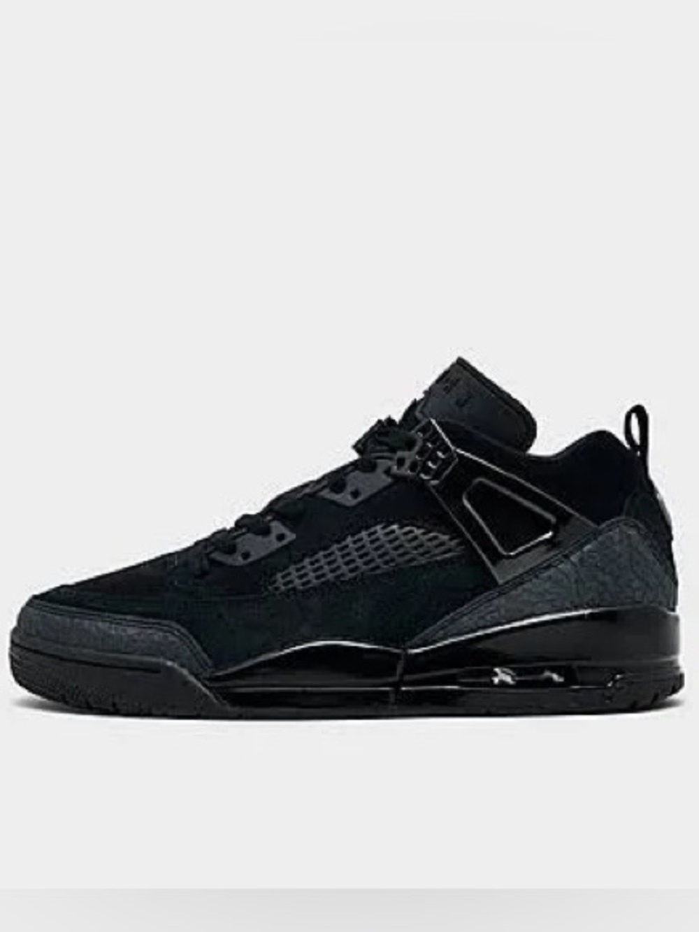 Jordan Spizike All-Black Suede Basketball Sneaker